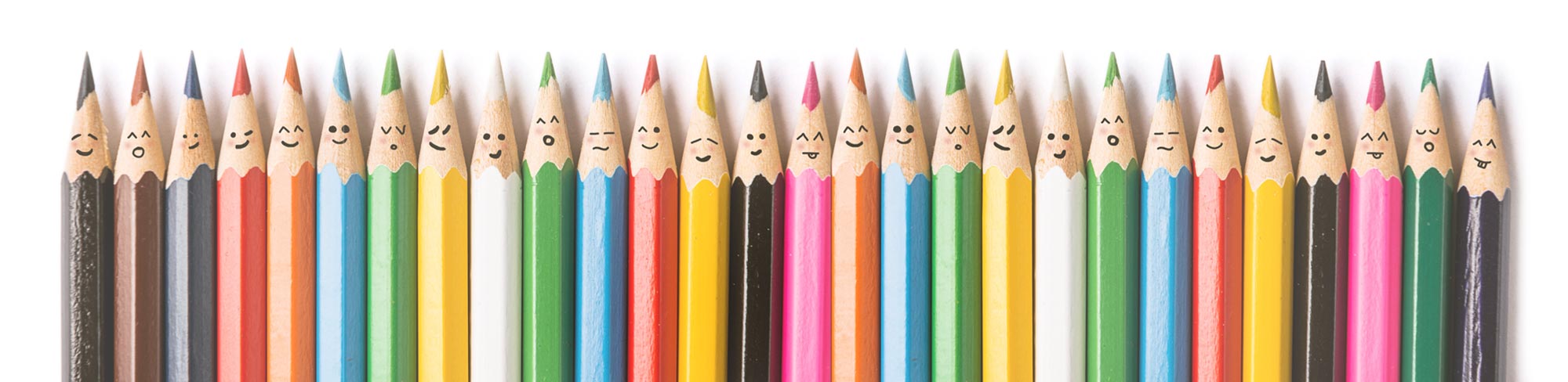 Colored Pencils Representing Diversity